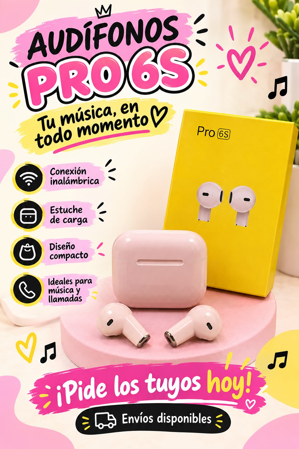 Audífonos Pro 6S