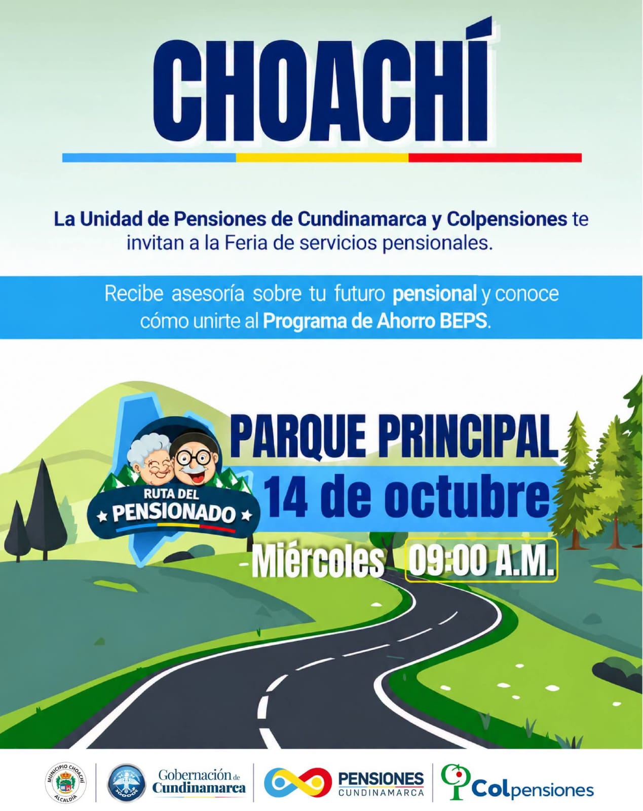Feria de Servicios Pensionales en Choachí