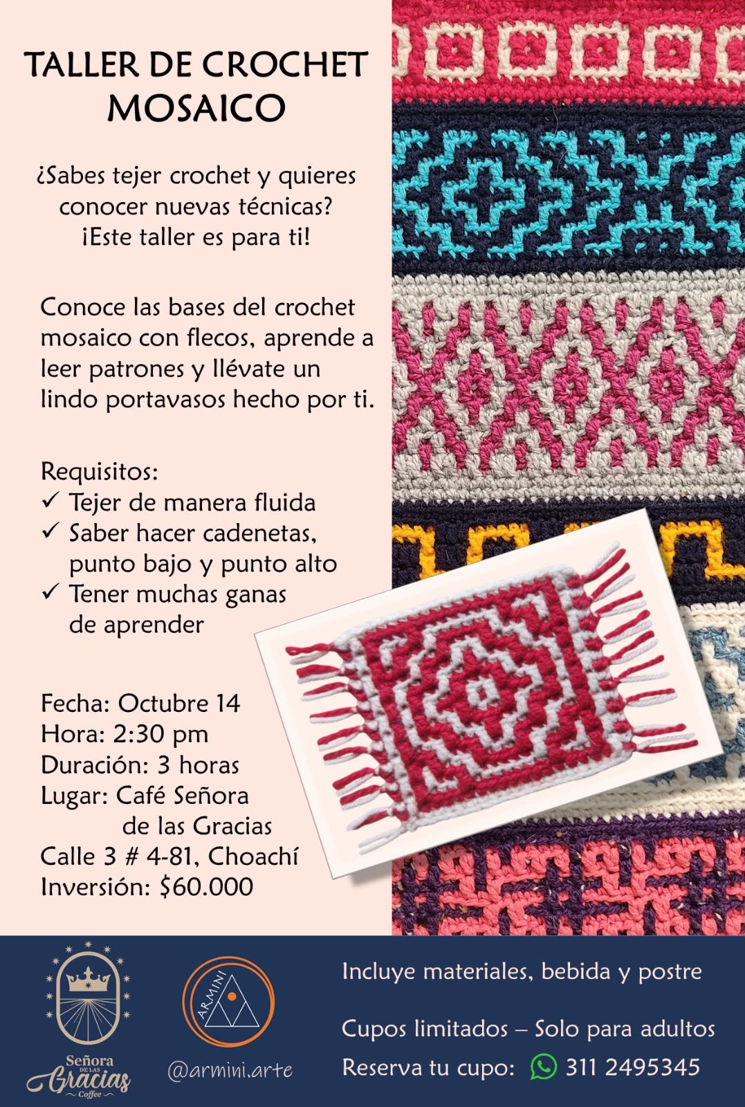 Taller de Crochet Mosaico