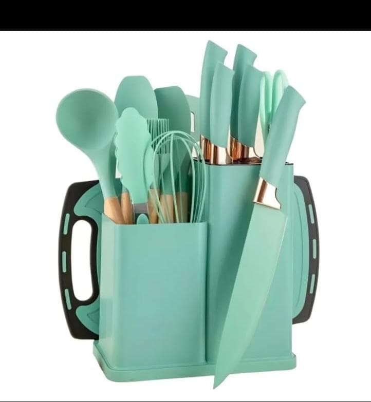 Set de utensilios de cocina x 19 piezas