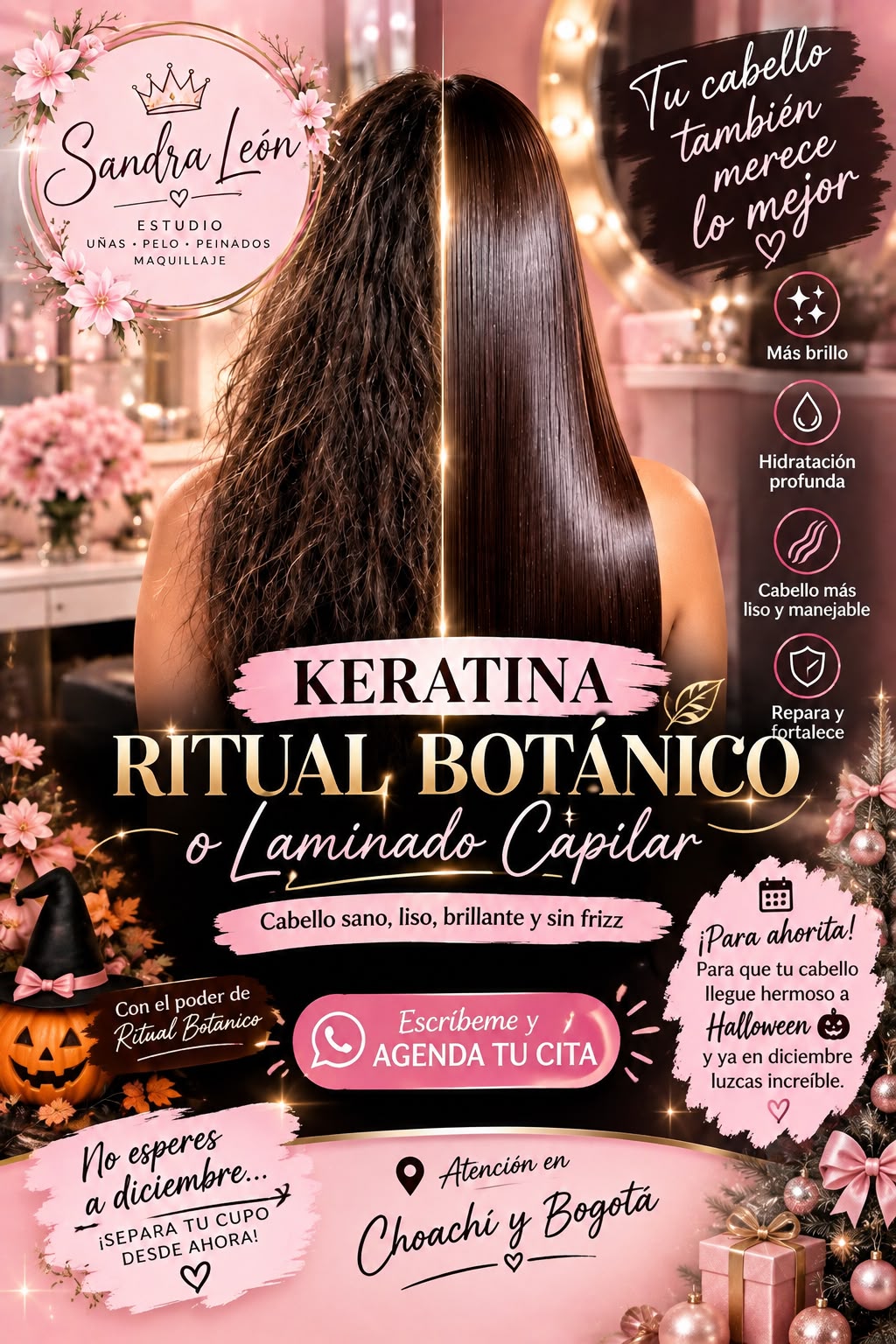 Keratina Ritual Botánico y Laminado Capilar - Sandra León Estudio