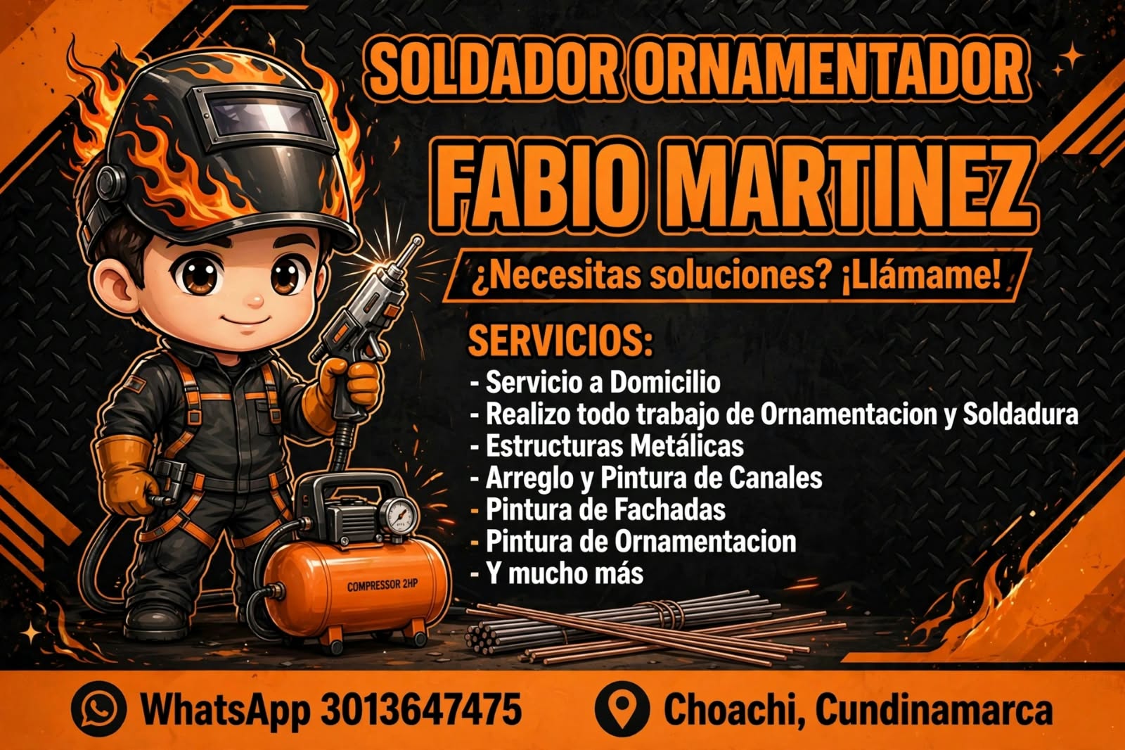 Soldador Ornamentador Fabio Martínez