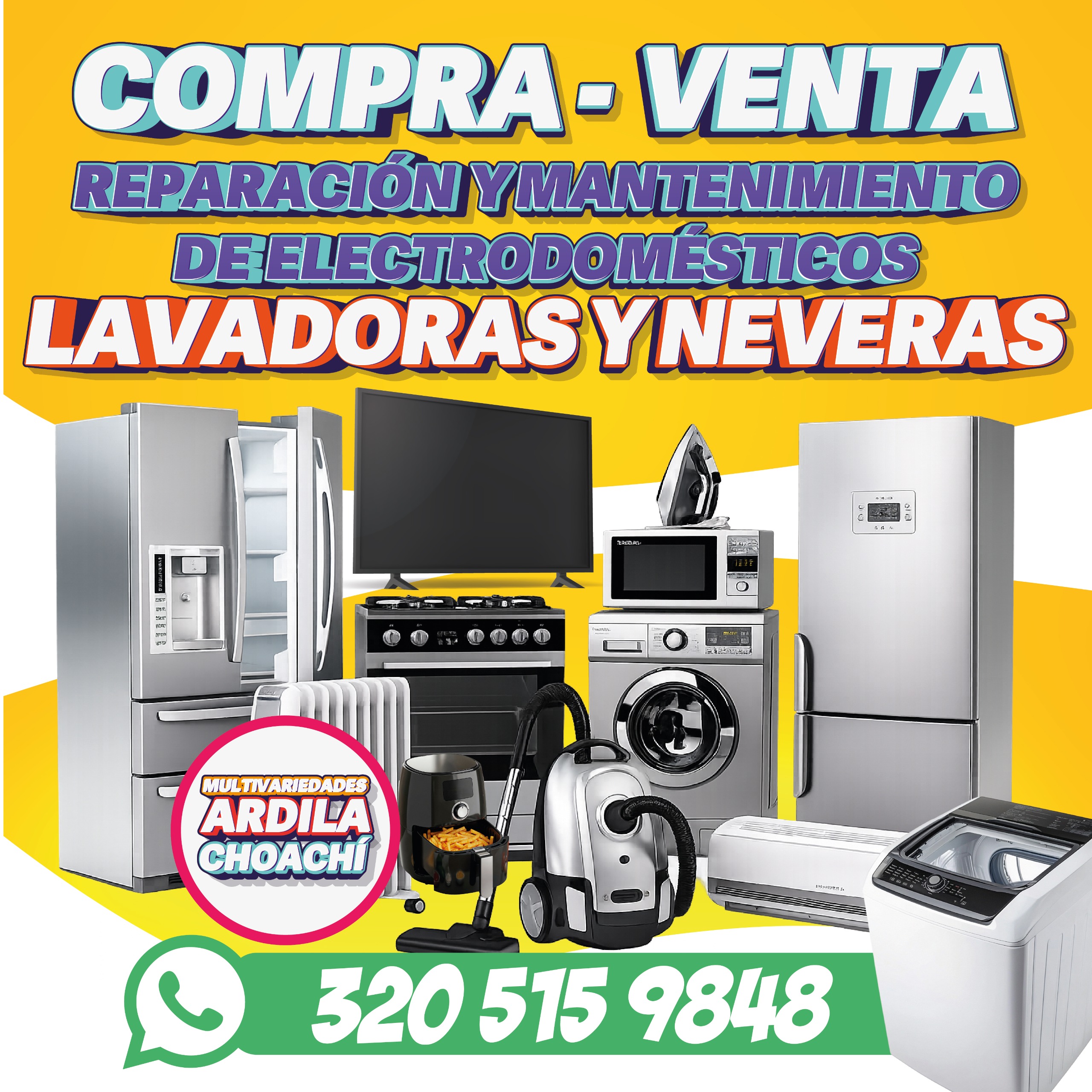 Compra - Venta, Reparación y Mantenimiento de Electrodomésticos