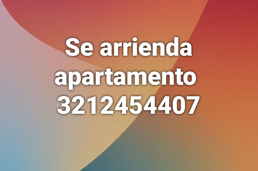 Arriendo de apartamento