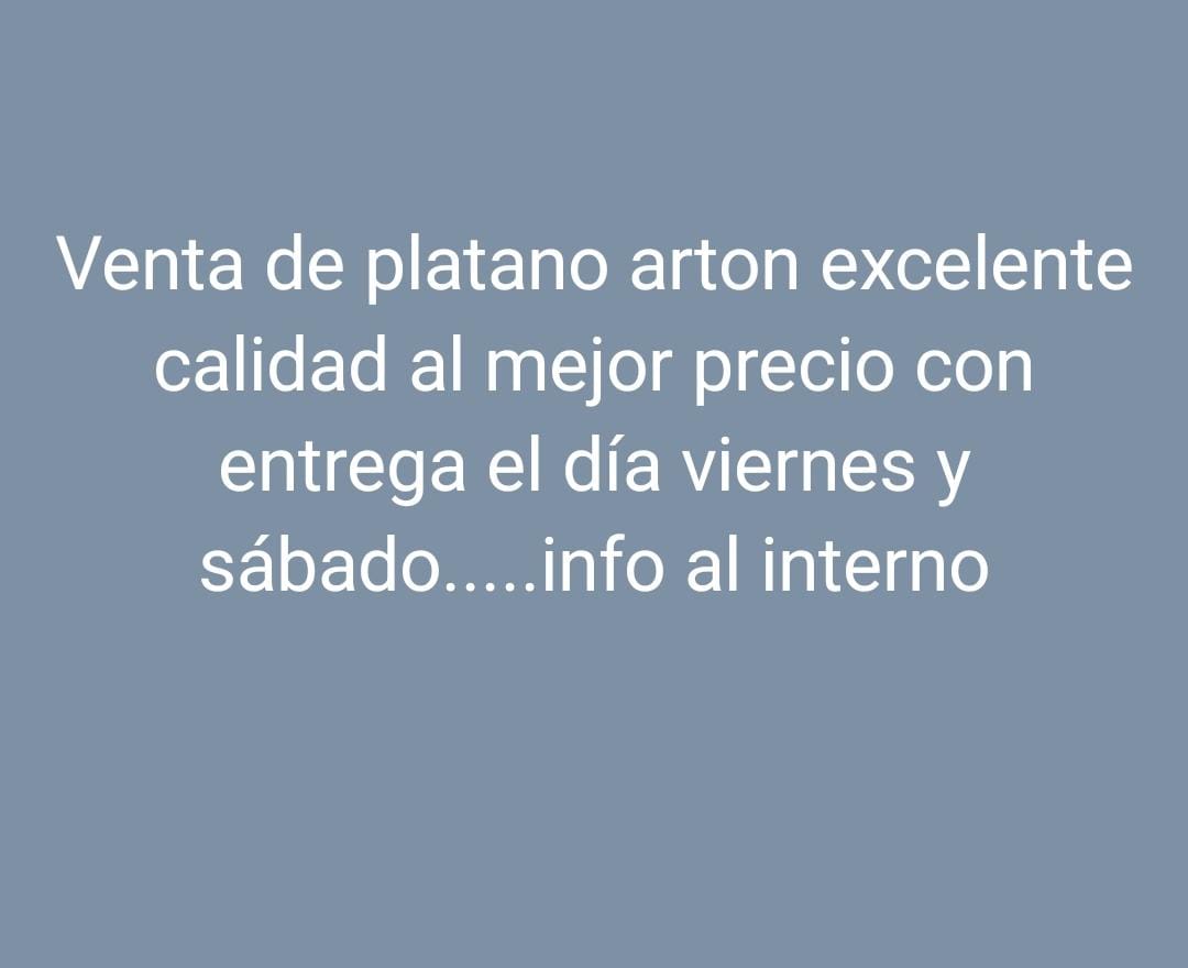 Plátano hartón