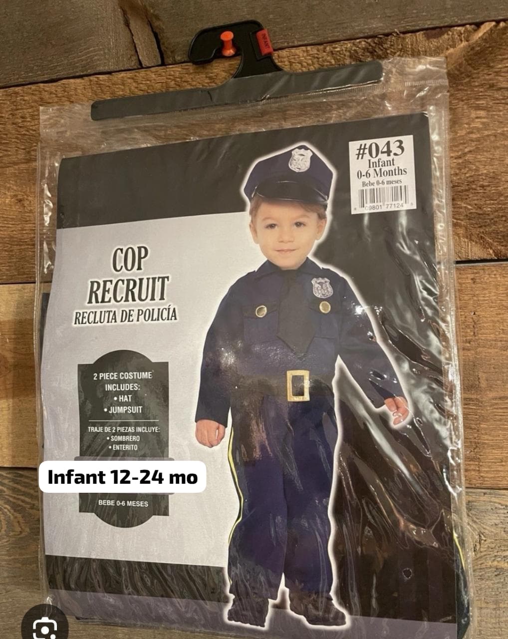Disfraz Recluta de Policía (Cop Recruit)