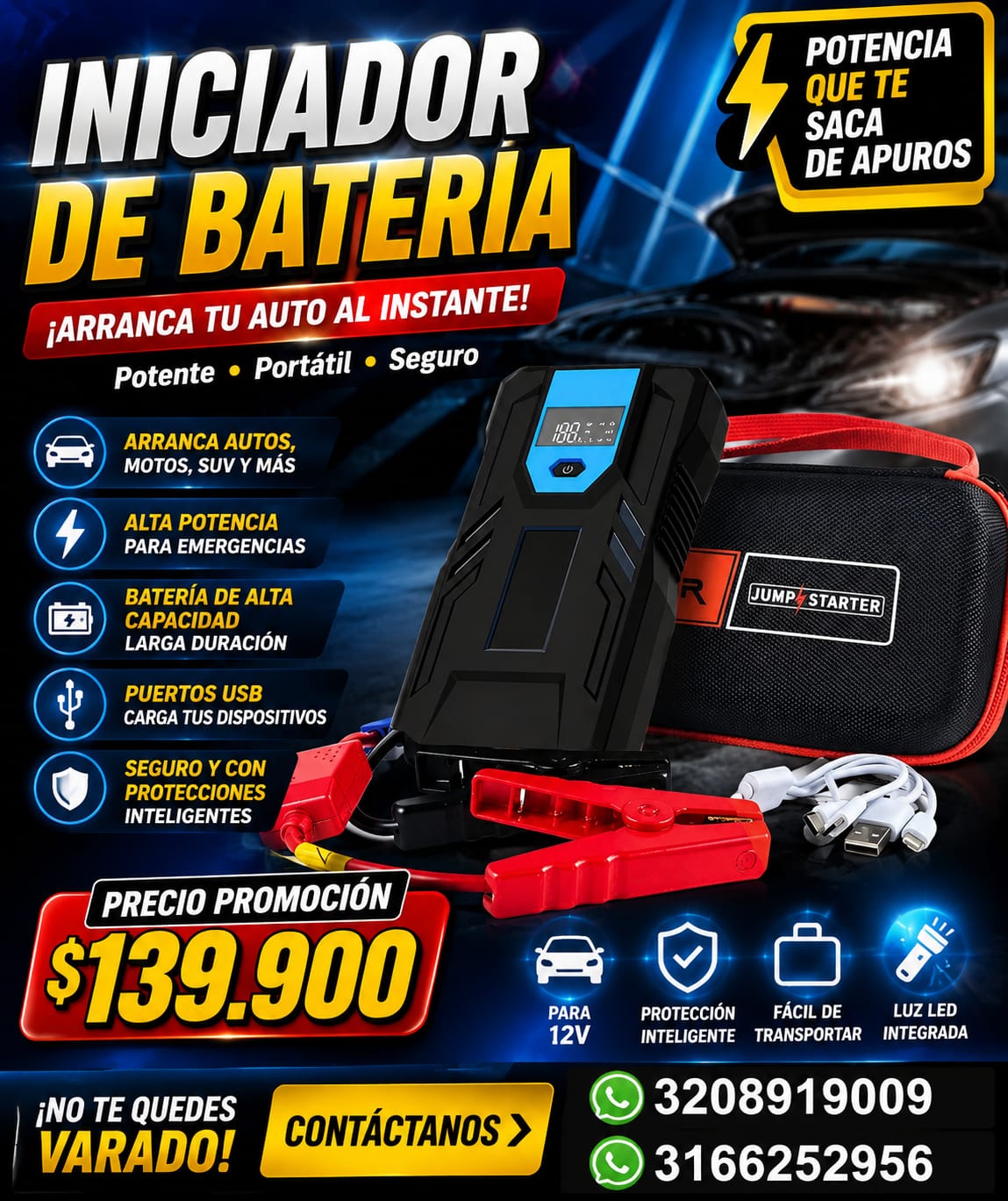 Iniciador de Batería