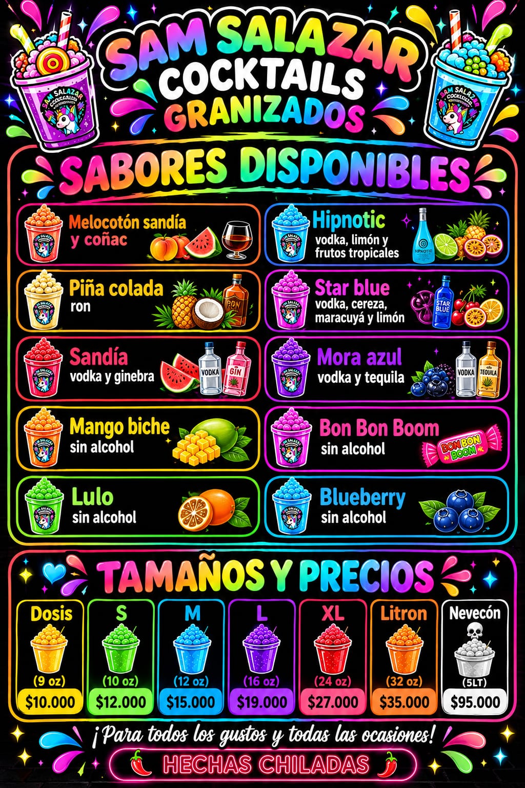 Sam Salazar Cocktails Granizados